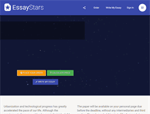 Tablet Screenshot of essaystars.com
